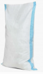 Мешок из полиэтилена, 55x95, 50 кг, 55 г, белый с сортировочными полосами  - СПЕЦ Юго-Запад.Тюмень