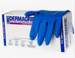 Перчатки Dermagrip High Risk  размеры  S,M, L, XL  25 пар, размер:  цвет: синий - СПЕЦ Юго-Запад.Тюмень